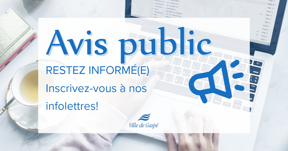 Avis public - infolettres