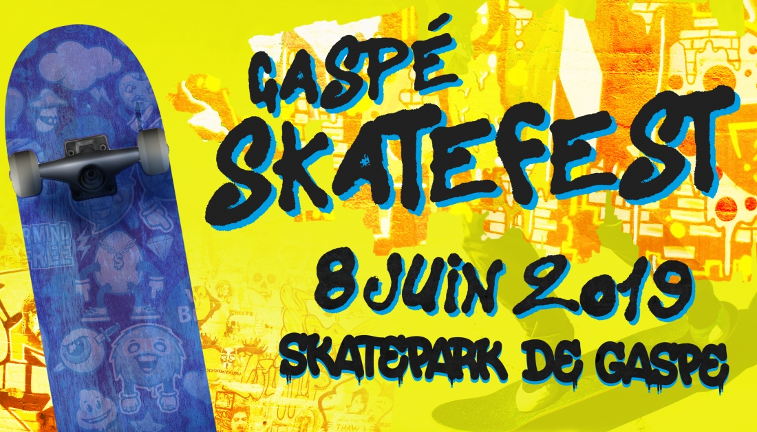 LA VILLE DE GASPÉ ORGANISE UN PREMIER SKATEFEST!