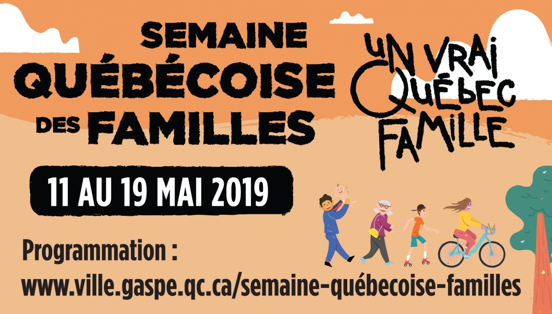 PROGRAMMATION D’ACTIVITÉS VARIÉES À GASPÉ DANS LE CADRE DE LA SEMAINE QUÉBÉCOISE DES FAMILLES!