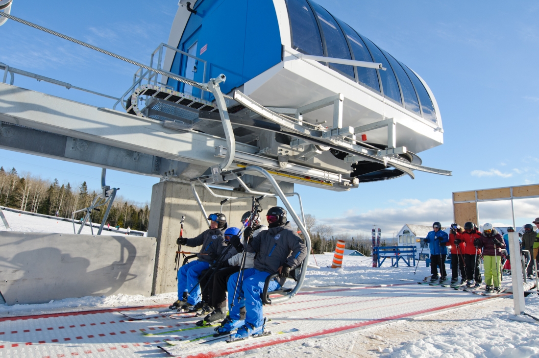 LA VILLE DE GASPÉ ET LE CENTRE DE SKI MONT-BÉCHERVAISE INAUGURENT OFFICIELLEMENT LE NOUVEAU TÉLÉSIÈGE QUADRUPLE