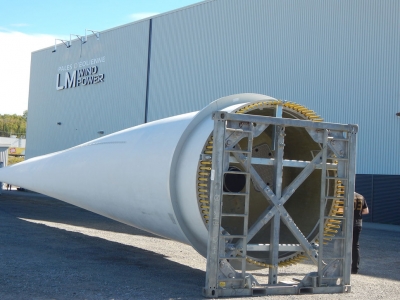 Usine LMWindpower Gaspé