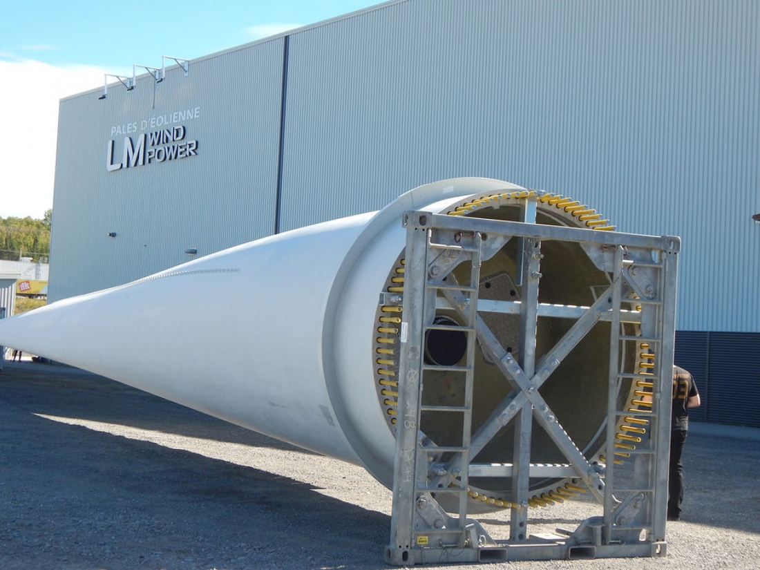 Usine LMWindpower Gaspé