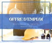 Gestionnaire de projets – Ingénieur.e - Poste annuel