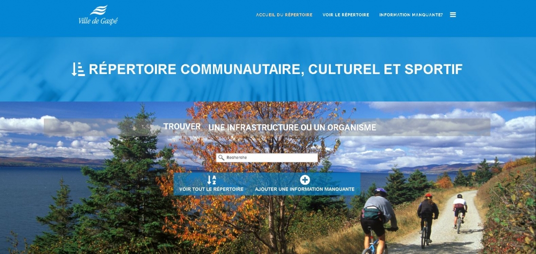 UN NOUVEAU RÉPERTOIRE CULTUREL, COMMUNAUTAIRE ET SPORTIF EST LANCÉ