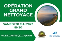 OPÉRATION GRAND NETTOYAGE 2022 : VENEZ EMBELLIR NOTRE VILLE !