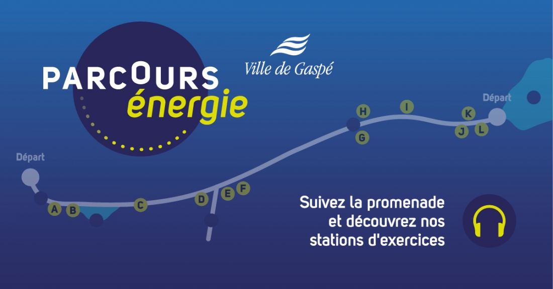 LA VILLE DE GASPÉ DÉVOILE SON PARCOURS ÉNERGIE SUR LA PROMENADE JACQUES-CARTIER